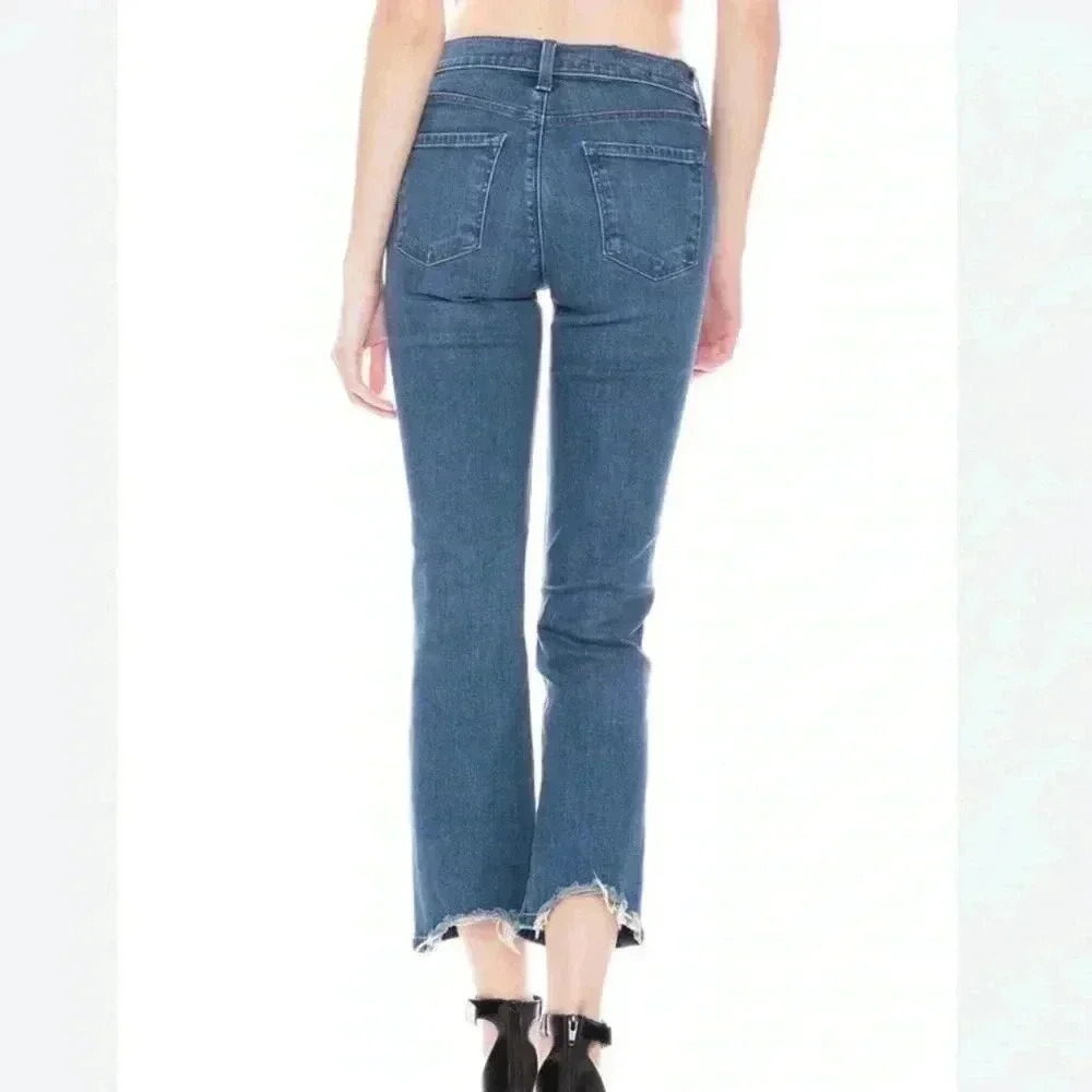 NWT J Brand Selena Crop Bootcut Jeans Polaris Destruct 29